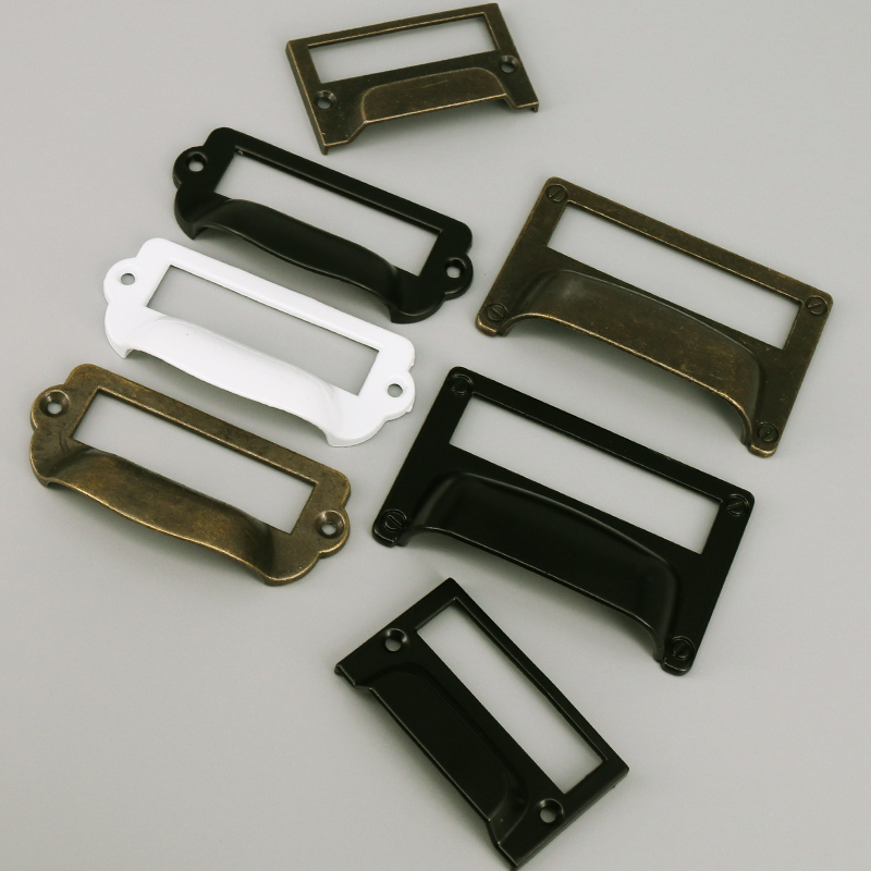 Office Furniture Names - 1PC การ์ดชื่อแฟ้ม Vintage ลิ้นชักดึง Handles สำหรับสำนักงานแฟ้มลิ้นชัก