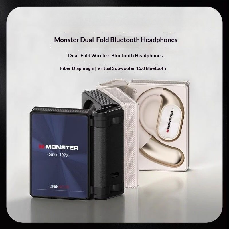 Telephone Headset Office - หูฟังไร้สาย Monster AC530 แบบเกี่ยวหู กันน้ำ สำหรับเล่นกีฬา