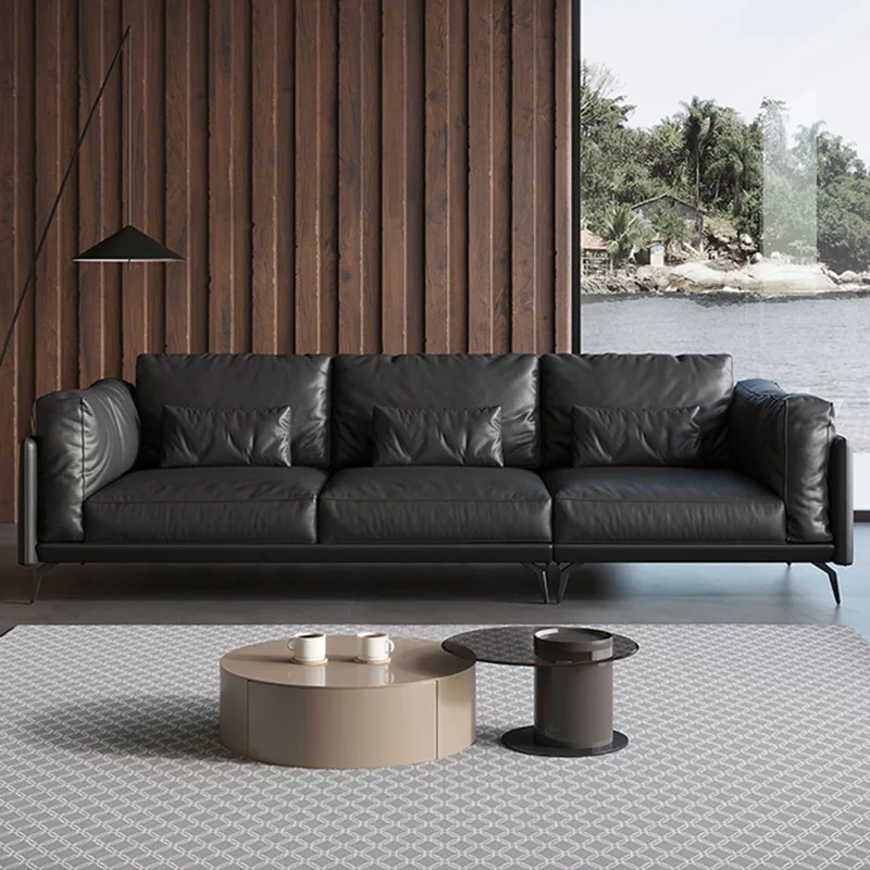โซฟาหนังสำนักงาน หนังวัวชั้นแร - Office Furniture First บทวิจารณ์และราคา