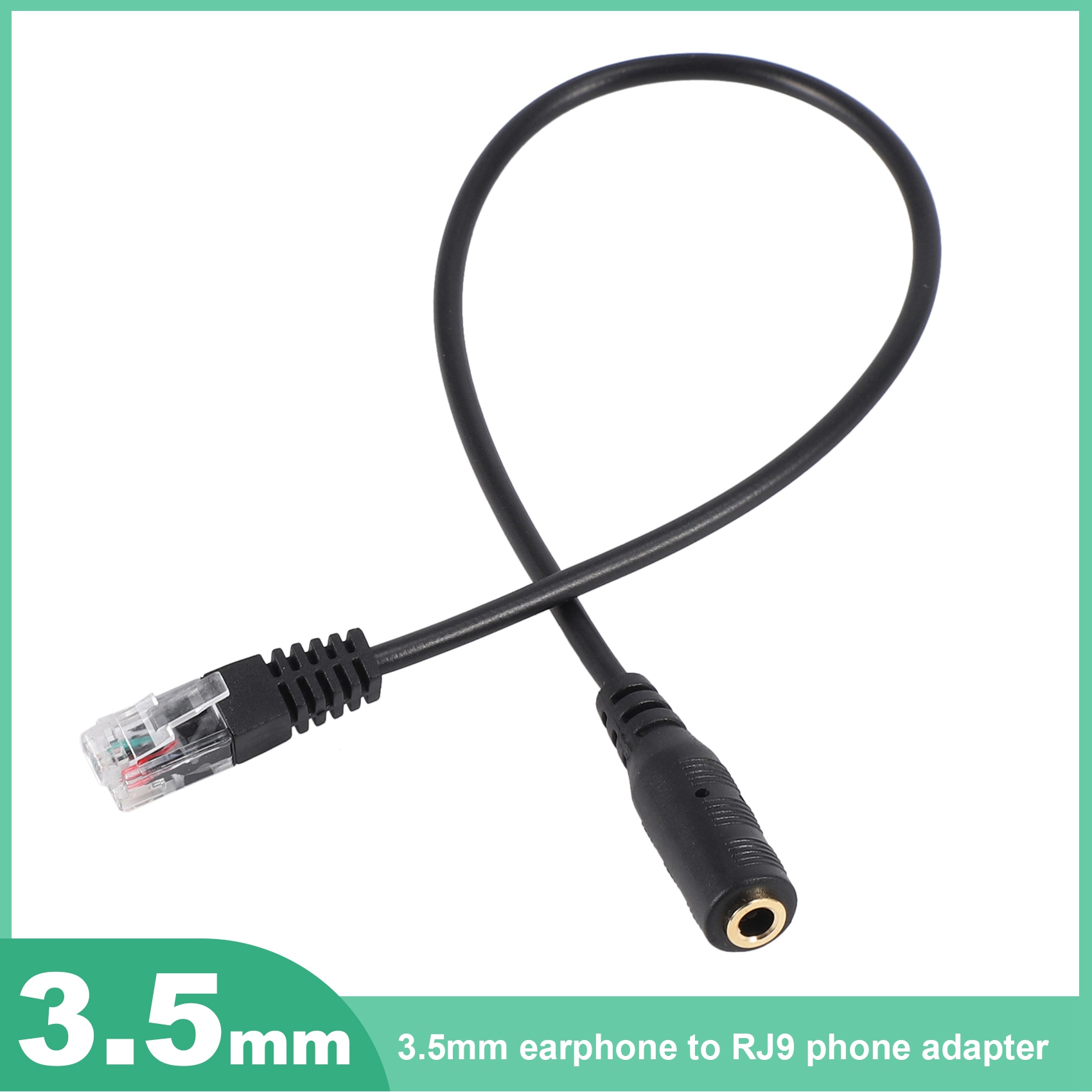 ปลั๊กแจ็คขนาด 3.5 มม. ถึง RJ9  - Telephone Headset Office บทวิจารณ์และราคา