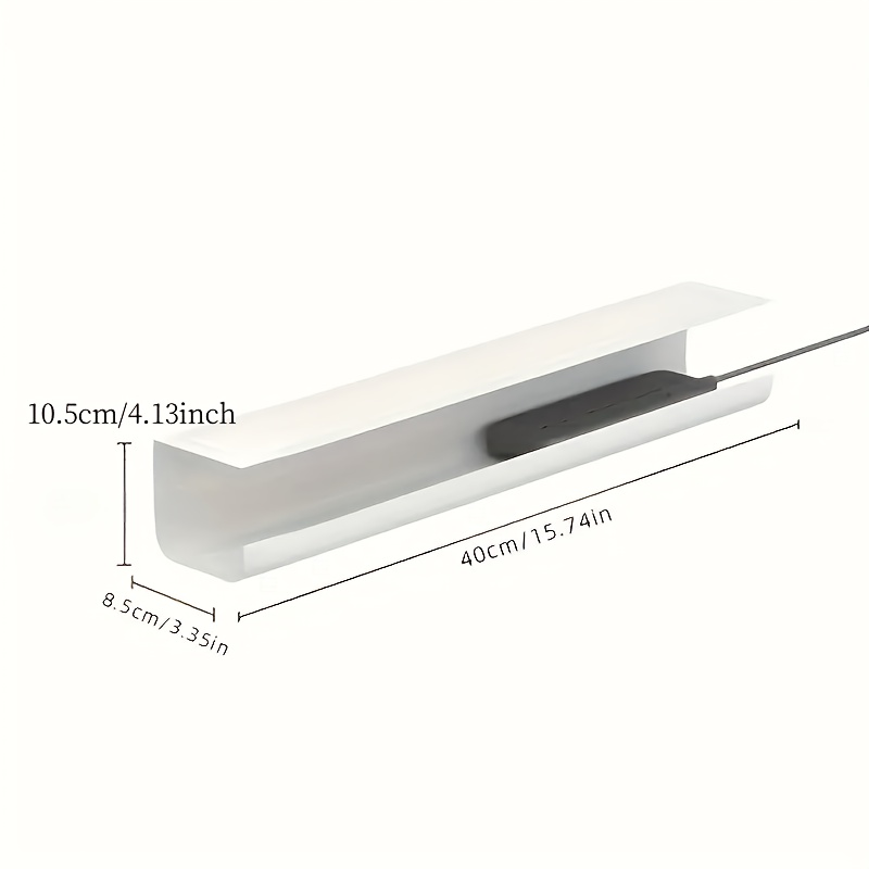 ถาดจัดระเบียบสายไฟใต้โต๊ะ ขนาด - Cable Tray Under Desk บทวิจารณ์และราคา