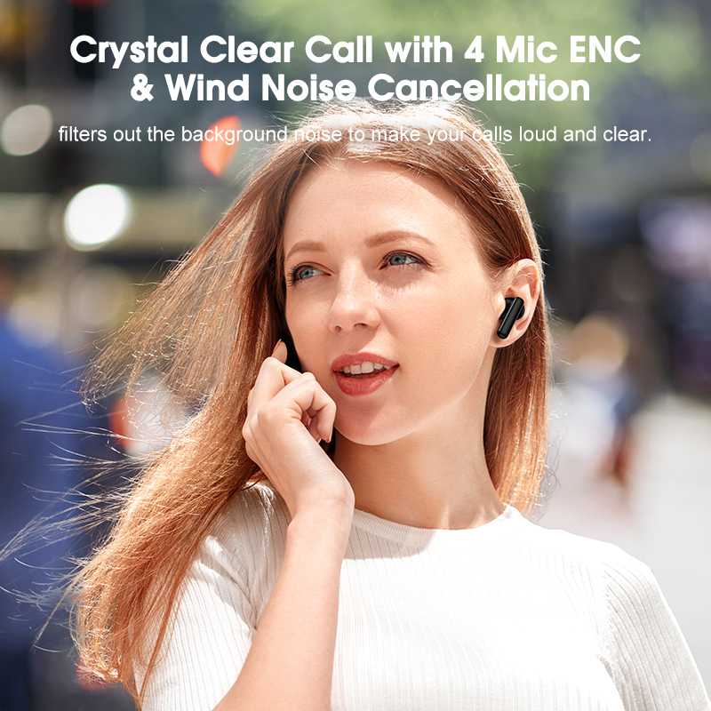 หูฟัง T13 QCY ANC หูฟังบลูทูธไ - Telephone Headset Office บทวิจารณ์และราคา