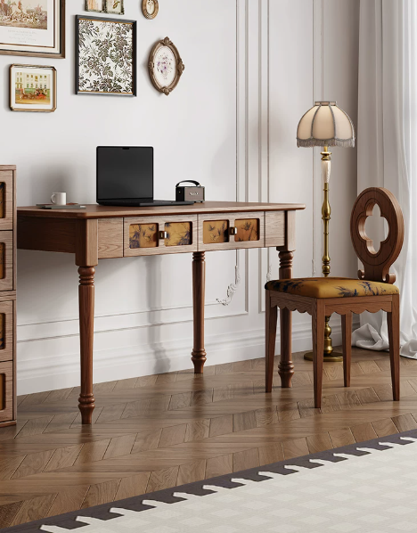 ชุดโต๊ะทำงานที่บ้าน สไตล์วินเท - Office Furniture Set บทวิจารณ์และราคา