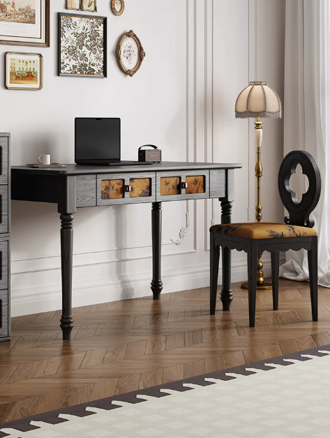 ชุดโต๊ะทำงานที่บ้าน สไตล์วินเท - Office Furniture Set บทวิจารณ์และราคา