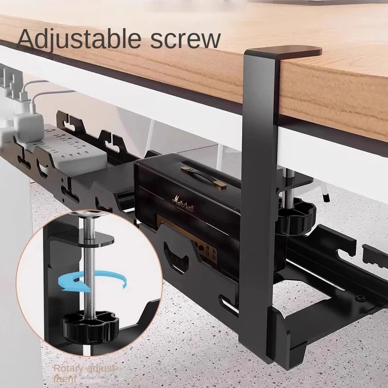 ชั้นวางของแบบยืดหดได้ใต้โต๊ะ ถ - Cable Tray Under Desk บทวิจารณ์และราคา