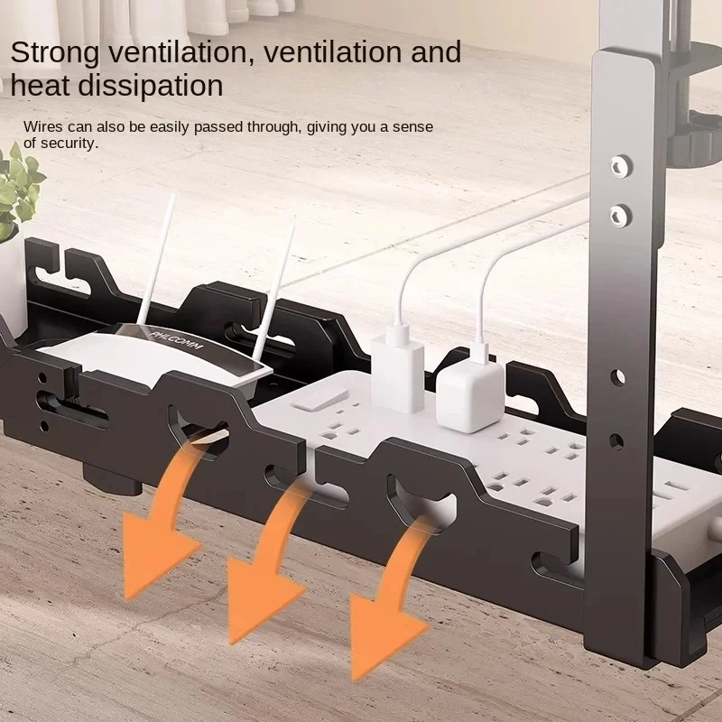 ชั้นวางของแบบยืดหดได้ใต้โต๊ะ ถ - Cable Tray Under Desk บทวิจารณ์และราคา