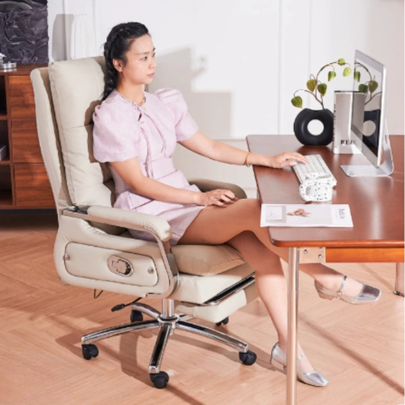 เก้าอี้คอมพิวเตอร์หนังวัวชั้นแ - Office Furniture First บทวิจารณ์และราคา