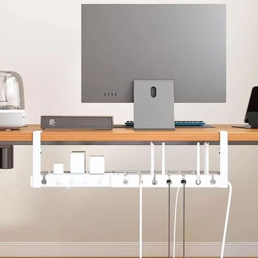 ชั้นวางของใต้โต๊ะ ไม่ต้องเจาะ  - Cable Tray Under Desk บทวิจารณ์และราคา