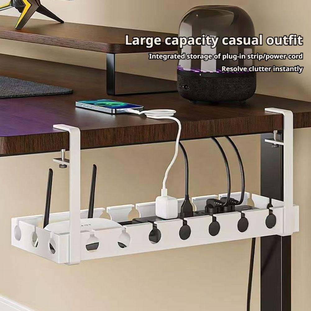 ชั้นวางของใต้โต๊ะ ไม่ต้องเจาะ  - Cable Tray Under Desk บทวิจารณ์และราคา