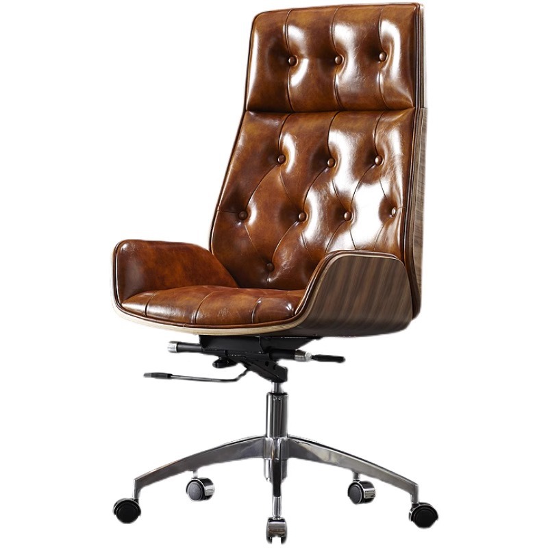 เก้าอี้สํานักงานหนังวัวชั้นหนึ - Office Furniture First บทวิจารณ์และราคา