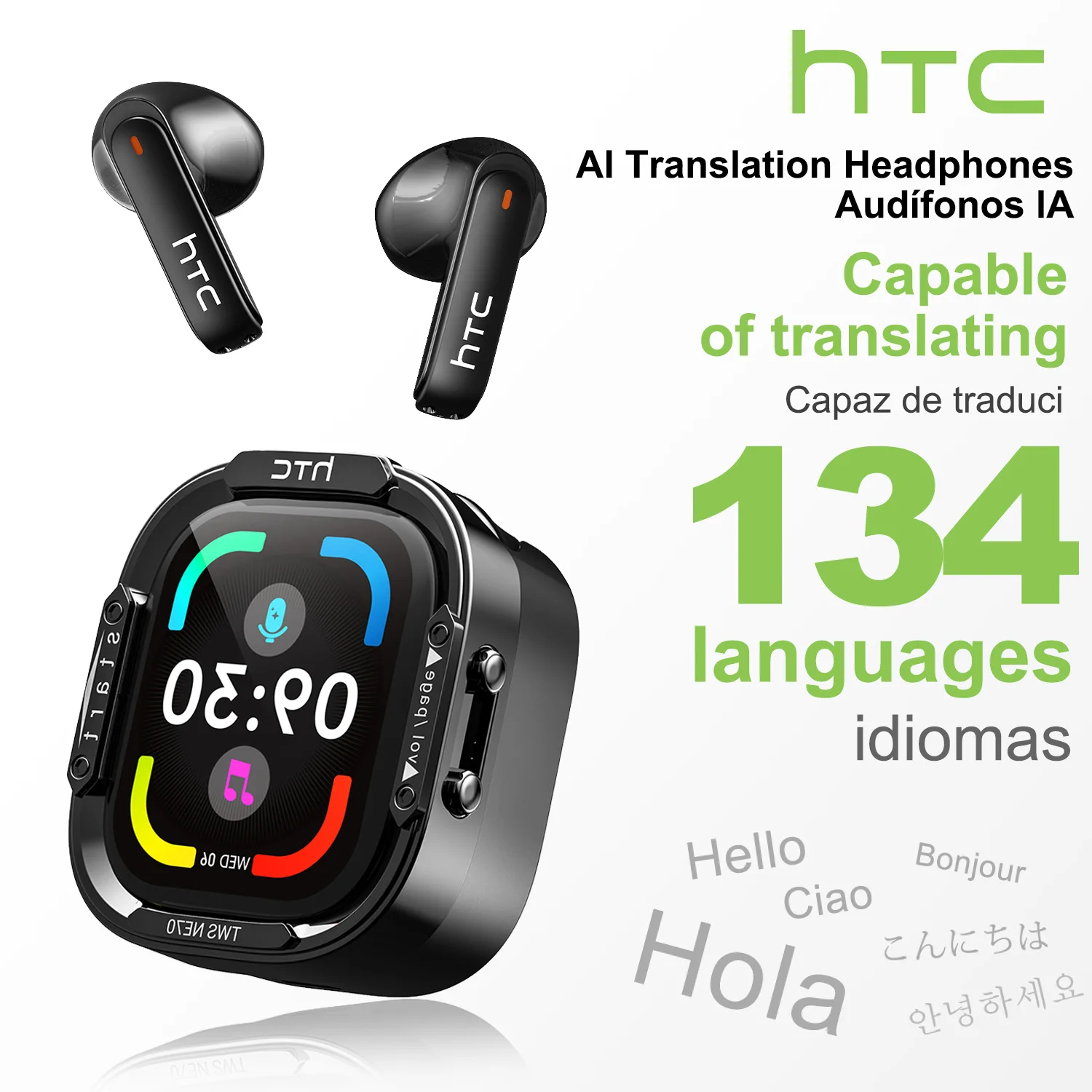 HTC NE70 หูฟังบลูทูธ V6.0 หูฟั - Telephone Headset Office บทวิจารณ์และราคา