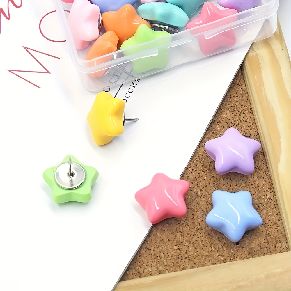หมุดปักรูปดาวสีสันสดใส สำหรับใ - Office Furniture Online บทวิจารณ์และราคา