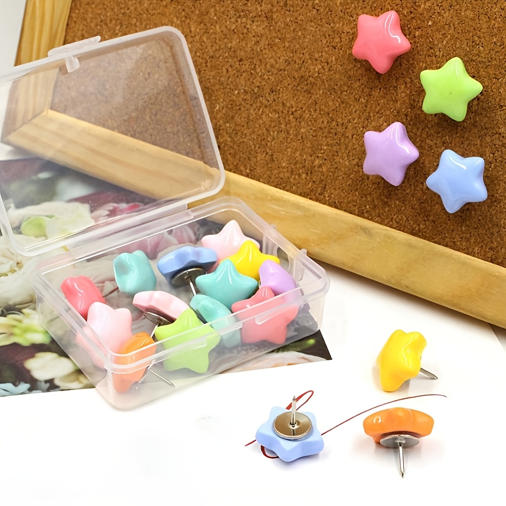 หมุดปักรูปดาวสีสันสดใส สำหรับใ - Office Furniture Online บทวิจารณ์และราคา