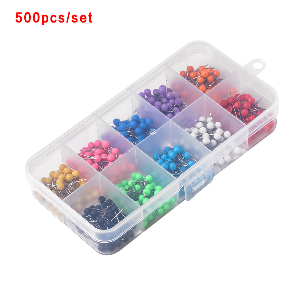 หมุดกดติดผนังหลากสี500ชิ้น/เซ็ - Office Furniture Online บทวิจารณ์และราคา